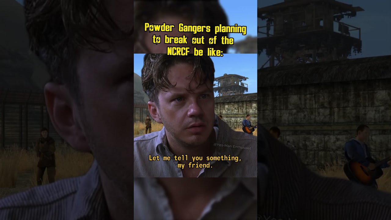 Powder Gangers planning to break out of the NCRCF be like: #fallout #memes #shorts