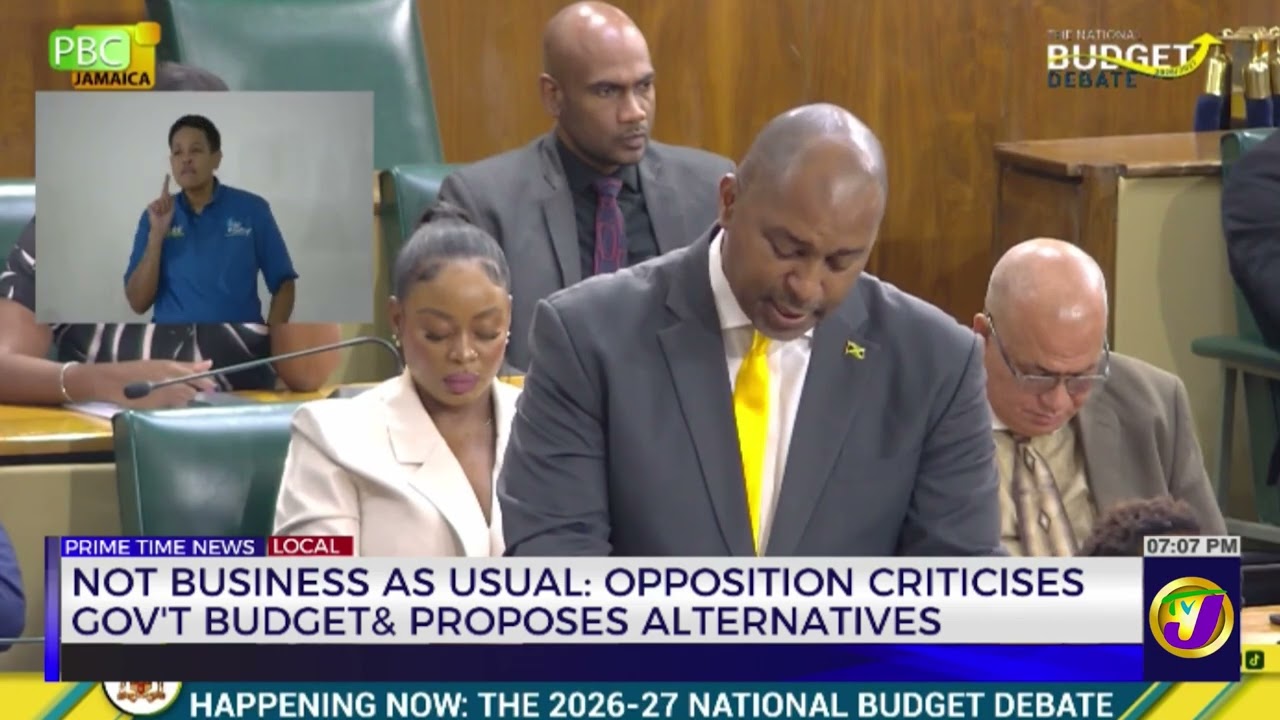 Not Business As Usual: Opposition Criticises Government Budget & Proposes Alternatives  | TVJ News