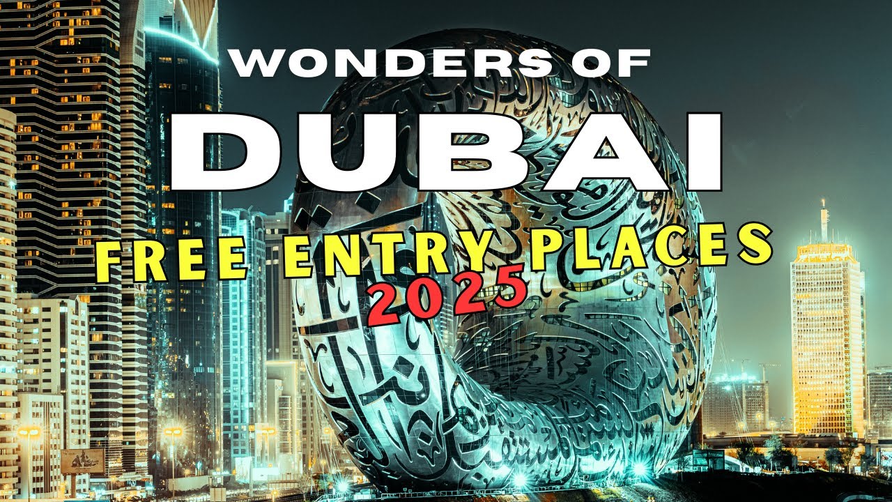 Wonders of Dubai  | Discover Dubai's Free Hidden Gems! Travel Video 4K