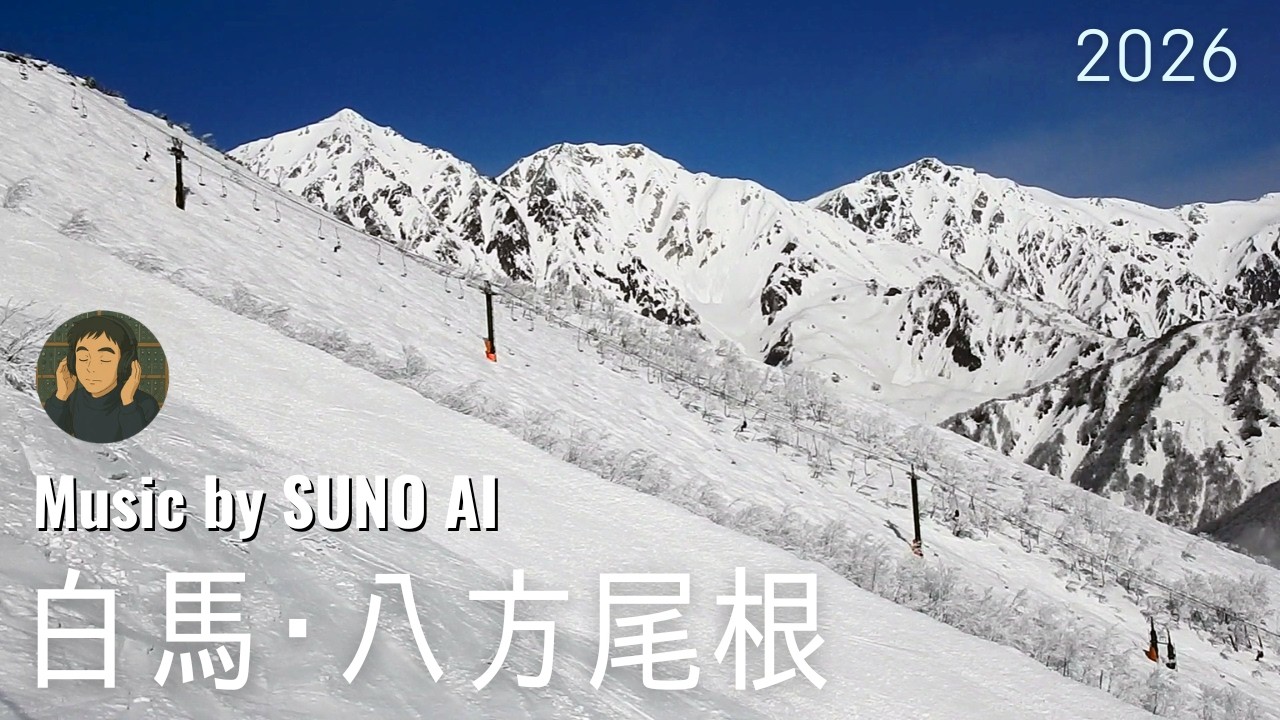 白馬･八方尾根 極度の雪不足 Mar 1st, 2026 Hakuba-Happo POV