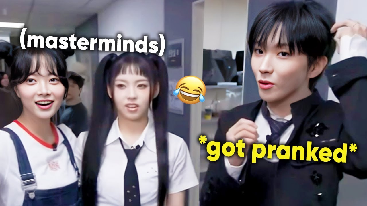 Eunchae & Kyujin pranked Woonhak *got teased for 3 mins. straight* (2006 liners)