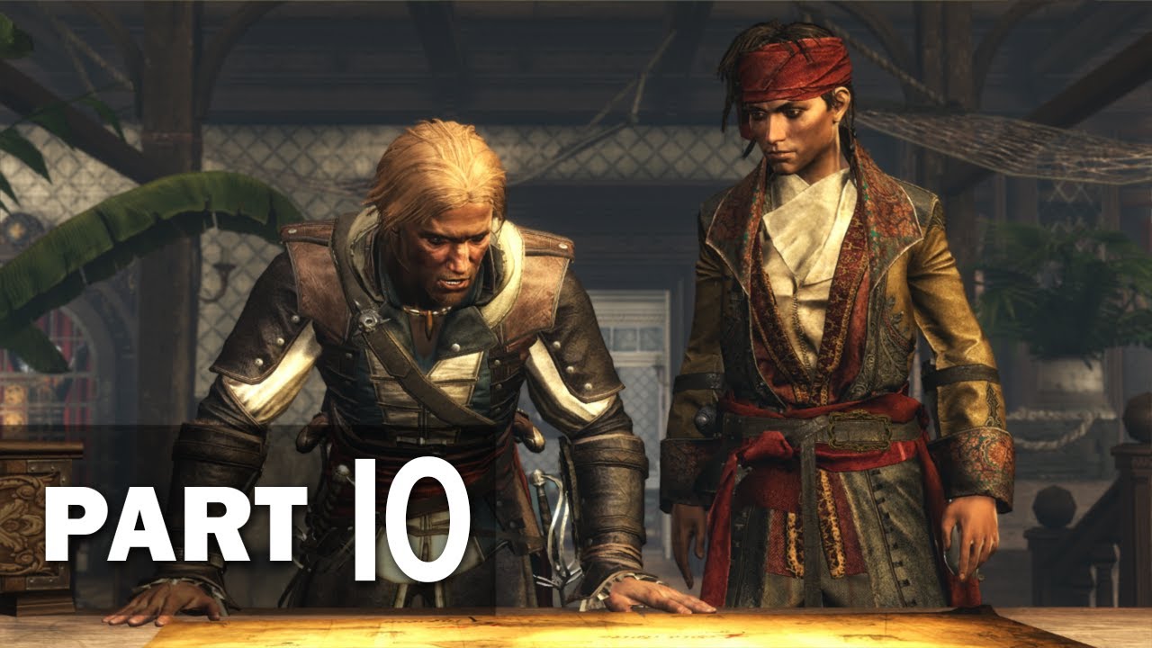 Assassin's Creed 4: Black Flag - Walkthrough Part 10 - Sequence 4 - This Old Cove (100% Sync)