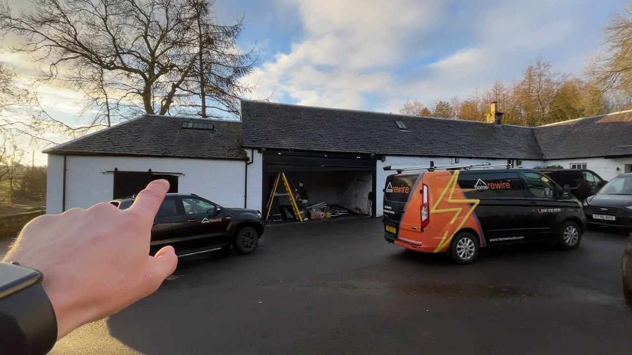 Farm House Rewire, Eaglesham Glasgow Rewires, Homerewire