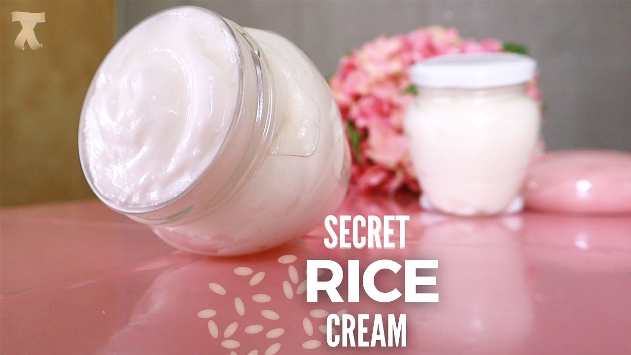 The Best Way To Make Korean Skin Whitening Rice Cream At Home