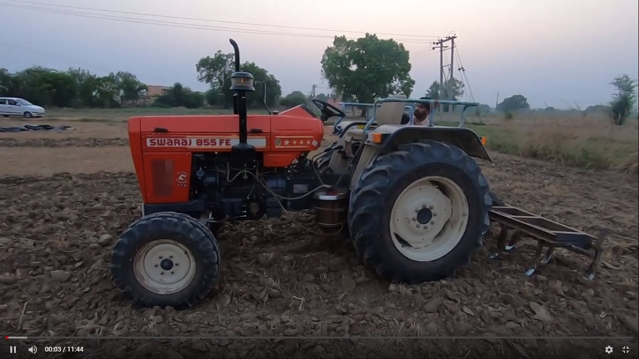 Cultivator के साथ तो ज्यादा डिजल तो नही लिया हो Swaraj 855 FE tractor average test with cultivator