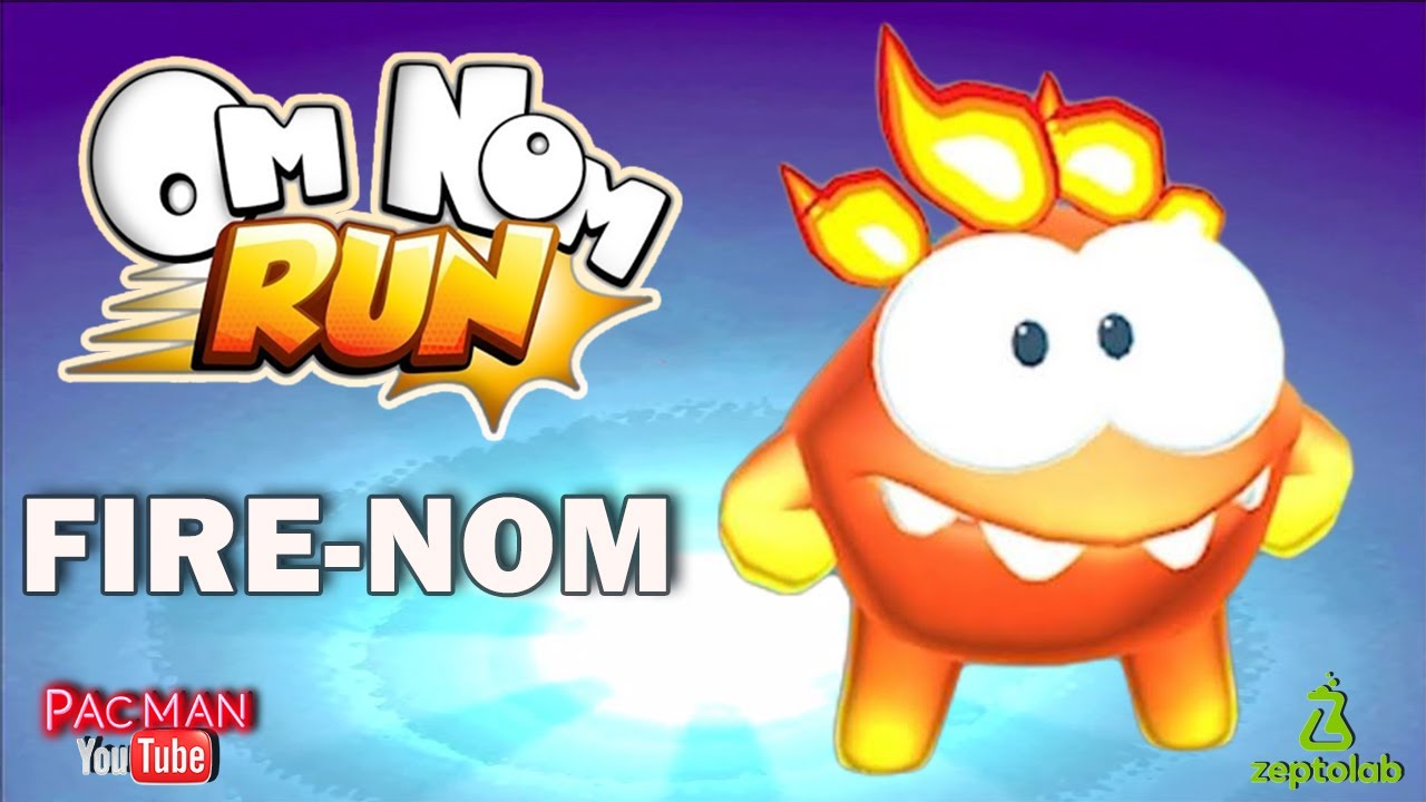 Om Nom Run Gameplay Walkthrough #8 Fire-Nom Unlocked
