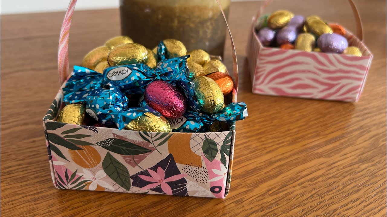 Bricolage de Pâques 🐣 - Panier à œufs 🥚