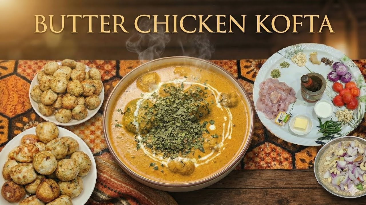 How to Make Kashmiri Chicken Kofta in Makhani Gravy