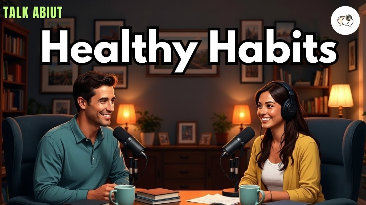 ⭐️How to Talk About Healthy Habits in English   English Conversation Practice