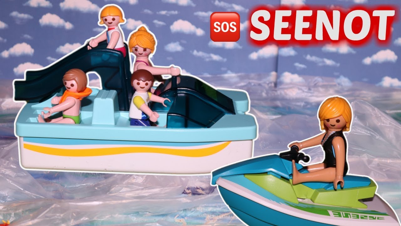 Playmobil Film deutsch  - Ausflug mit dem Tretboot geht schief - Rettung für Familie Fröhlich