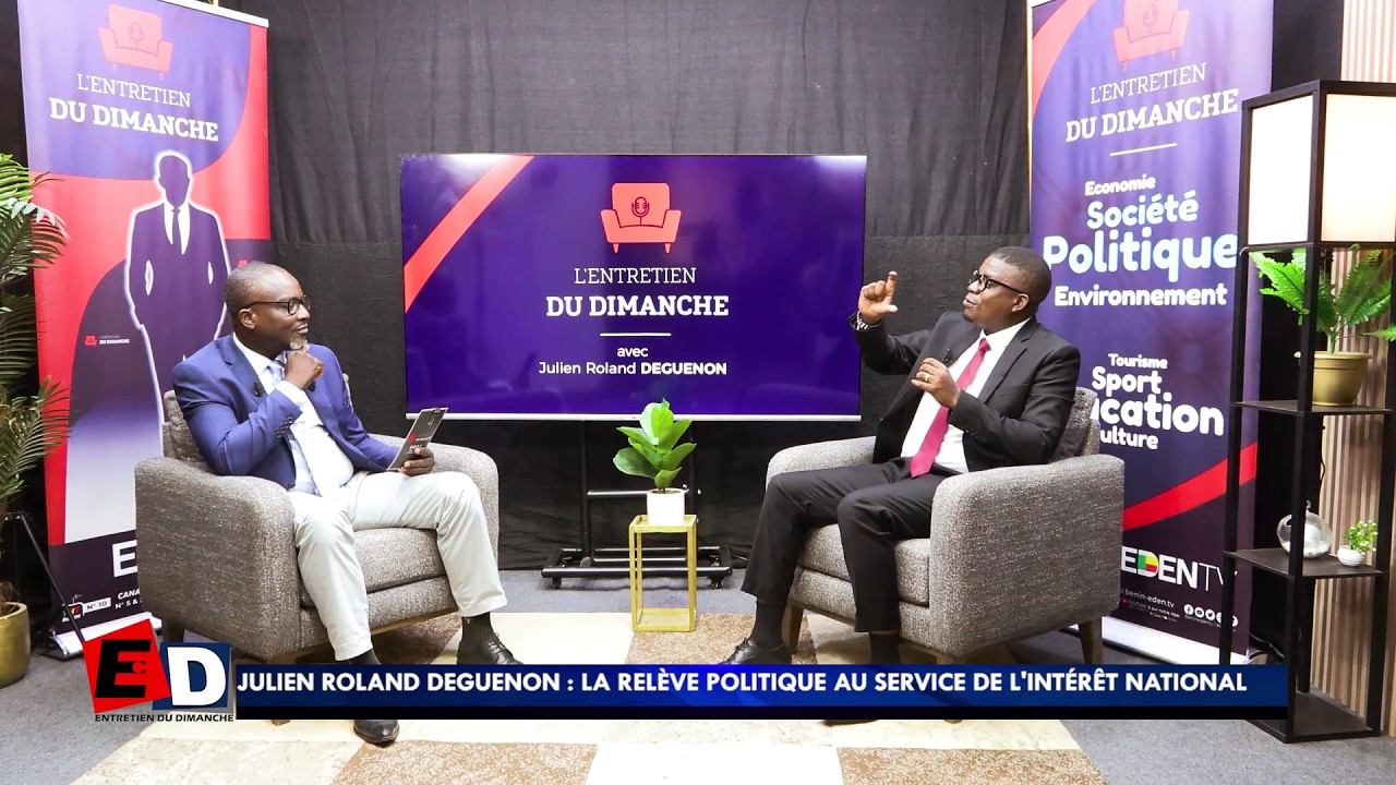 L'ENTRETIEN DU DIMANCHE 08 Mars 2026 avec Julien Roland DEGUENON