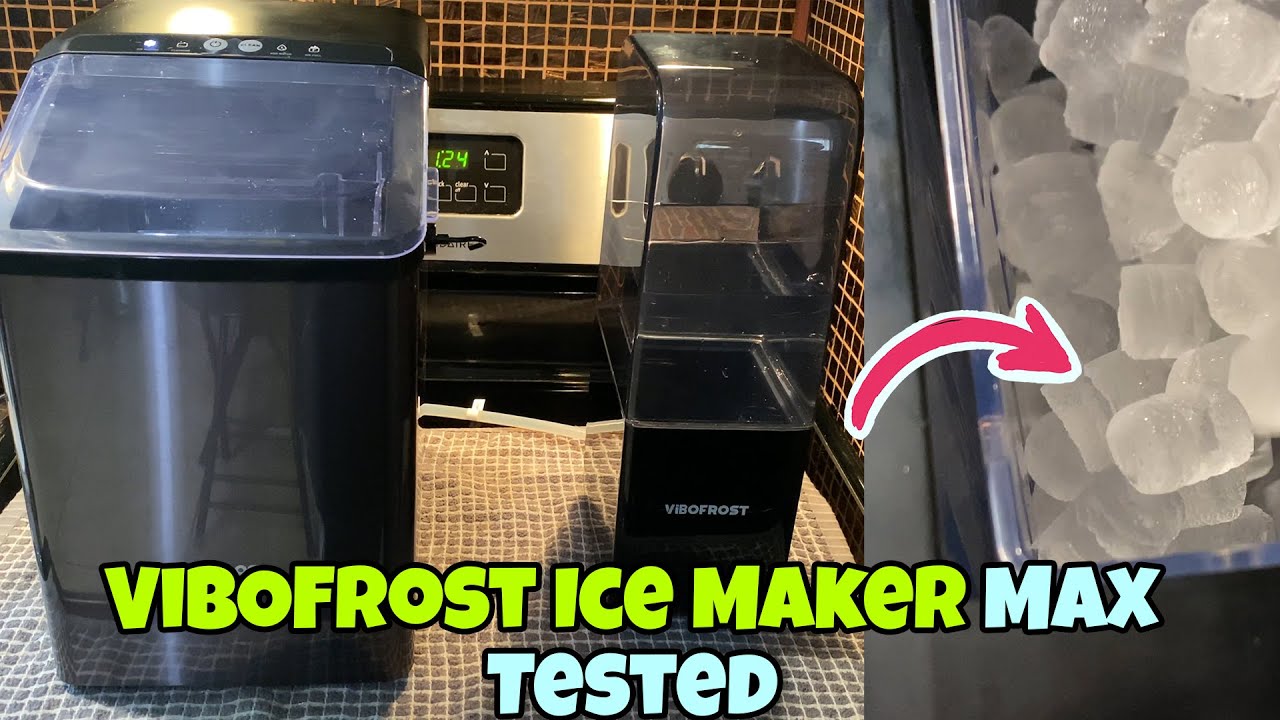 Обзор жевательного льдогенератора Vibofrost VFI002 ⭐ Ледяные кусочки за 10 минут