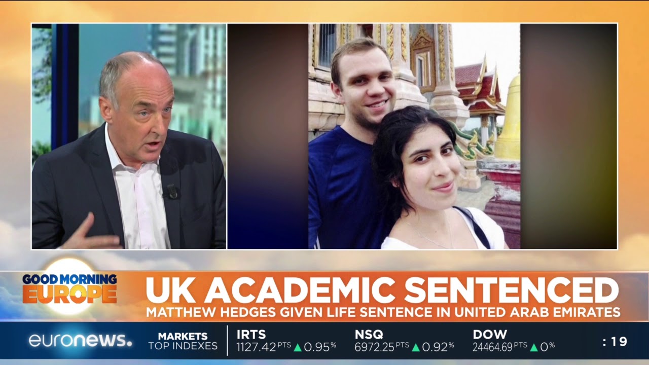 UK academic Matthew Hedges given life sentence in the UAE for spying | #GME