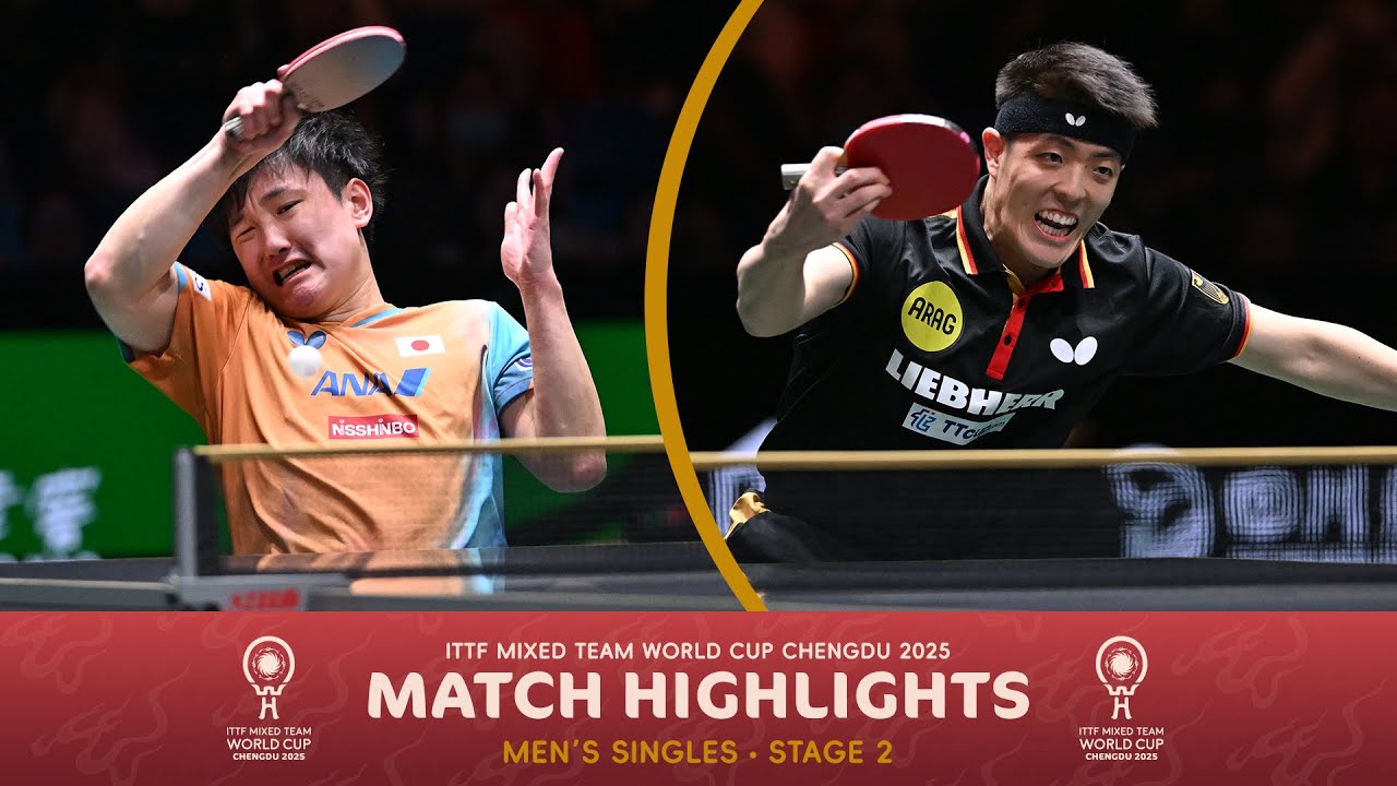 Tomokazu Harimoto vs Dang Qiu | ITTF Mixed Team World Cup 2025 (Stage 2)