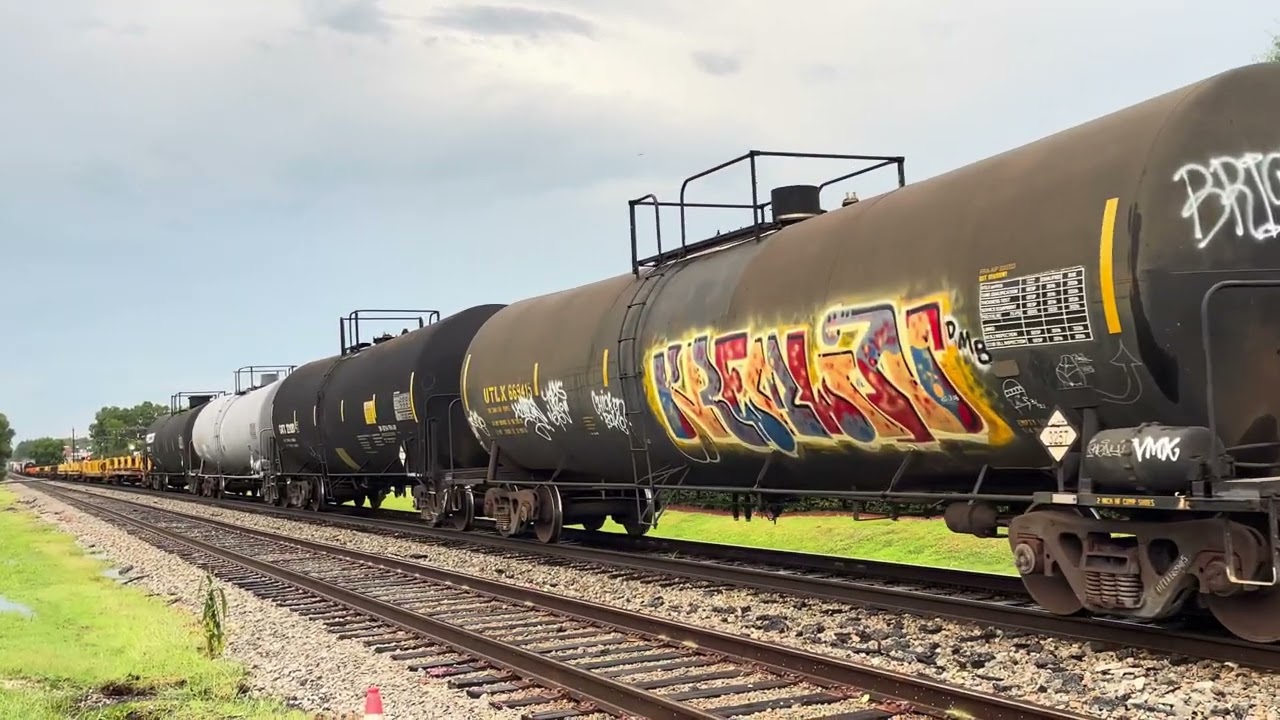 CSX Q419 & Q031 Rocky Mount NC 07/19/2025 2 Trains Back to Back