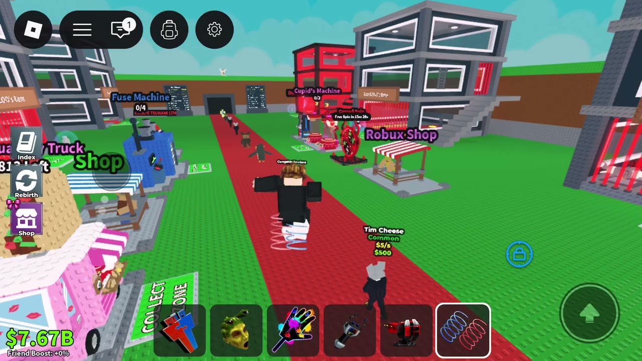 Playing steal a brainrot 