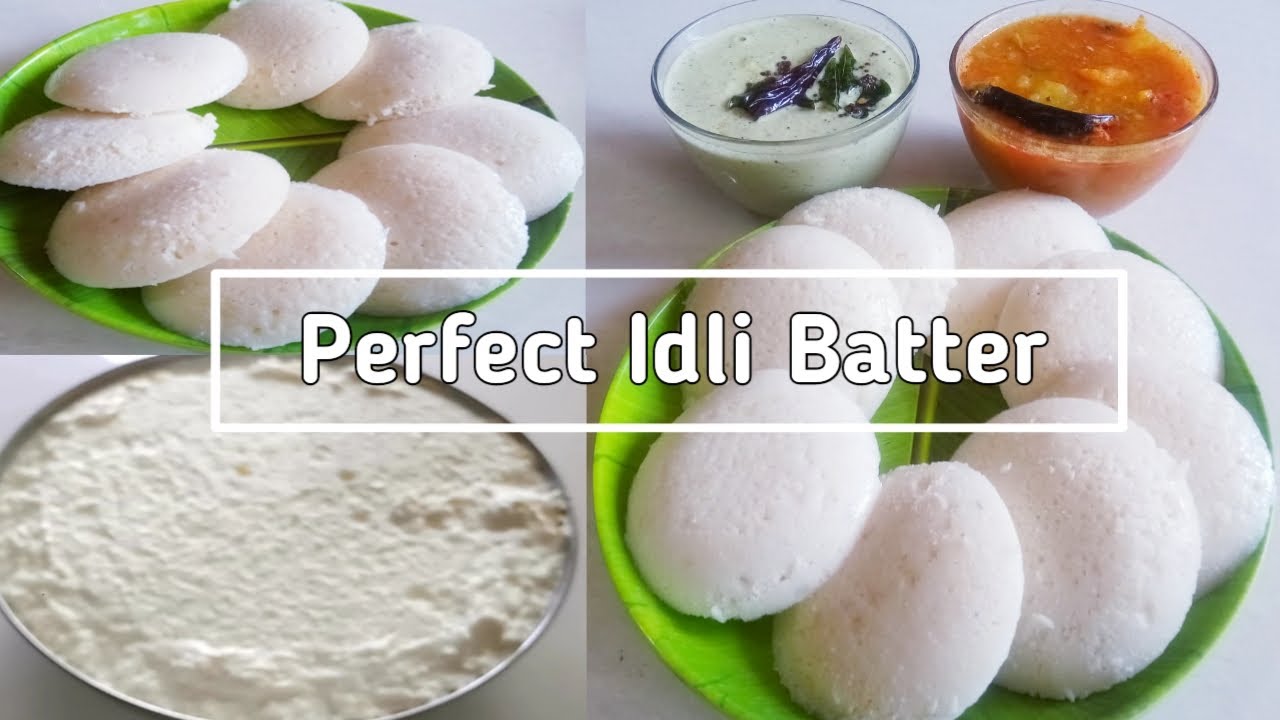 Idli Dosa Batter Recipe -How To Make Perfect Batter For Soft and Spongy Idli | Homemade Idli Batter