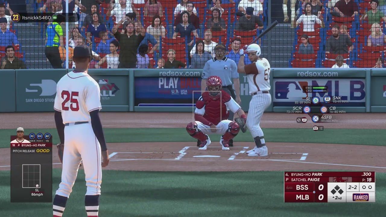 MLB The Show 23 Satchel Paige 103 MPH Strikeout!