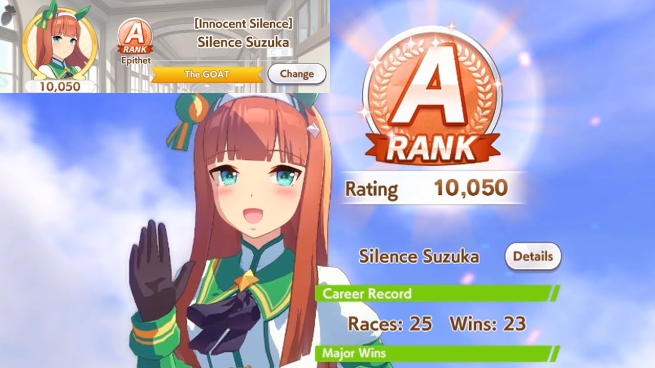A Rank + The GOAT Title with Silence Suzuka | Global Umamusume URA Finals