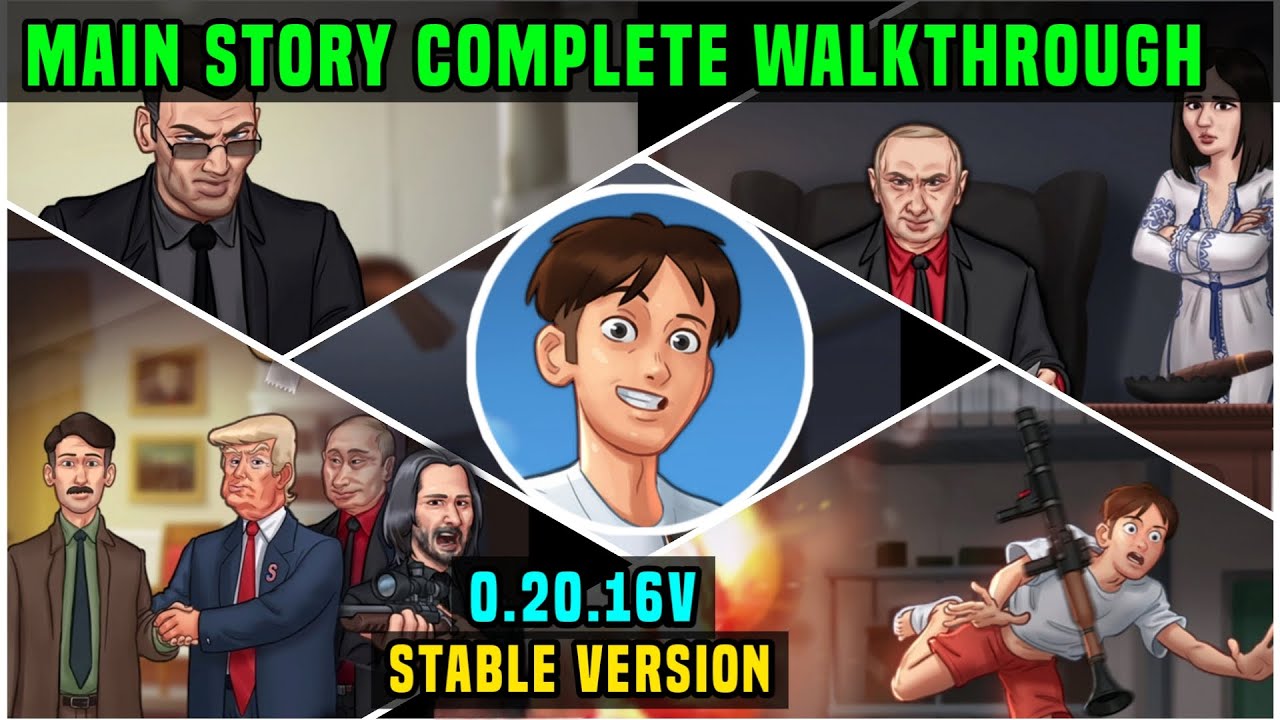 MAIN STORY SUMMERTIME SAGA COMPLETE WALKTHROUGH | SUMMERTIME SAGA 0.20.16 FULL STORY LATEST VERSION