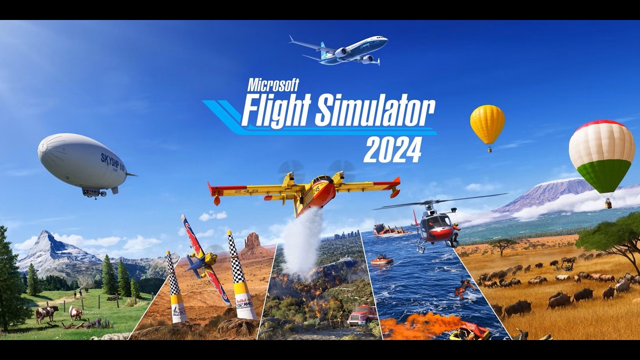 MSFS2024  featuring the new GSX pro update TRI TRI sim atmospherics mod.