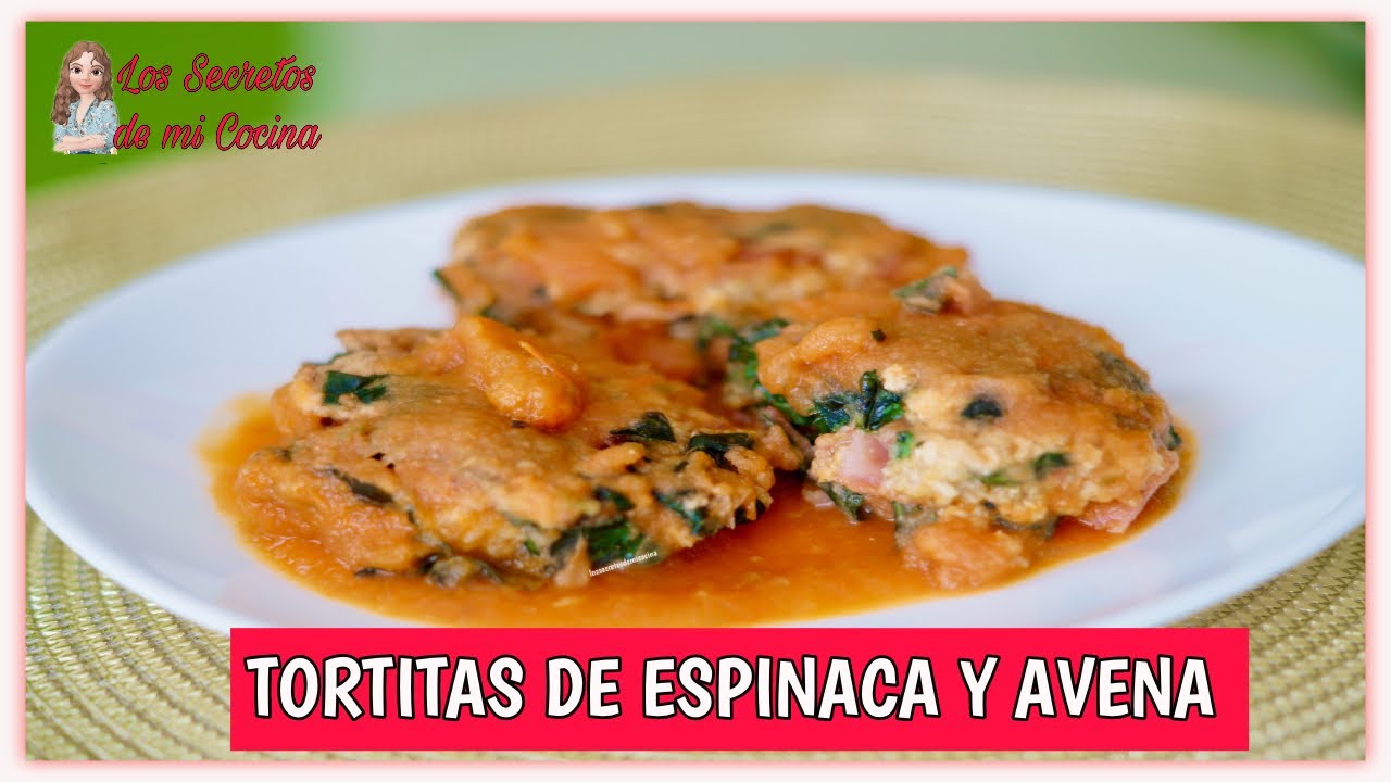 TORTITAS DE ESPINACA Y AVENA 🍫LOS SECRETOS DE MI COCINA🍫