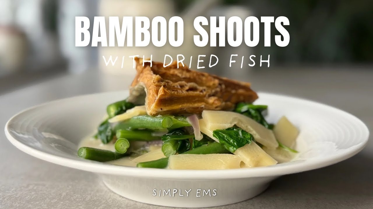 BAMBOO SHOOTS WITH DRIED FISH IN COCONUT MILK | FILIPINO HOMECOOKED FOOD  SIMPLY EMS 