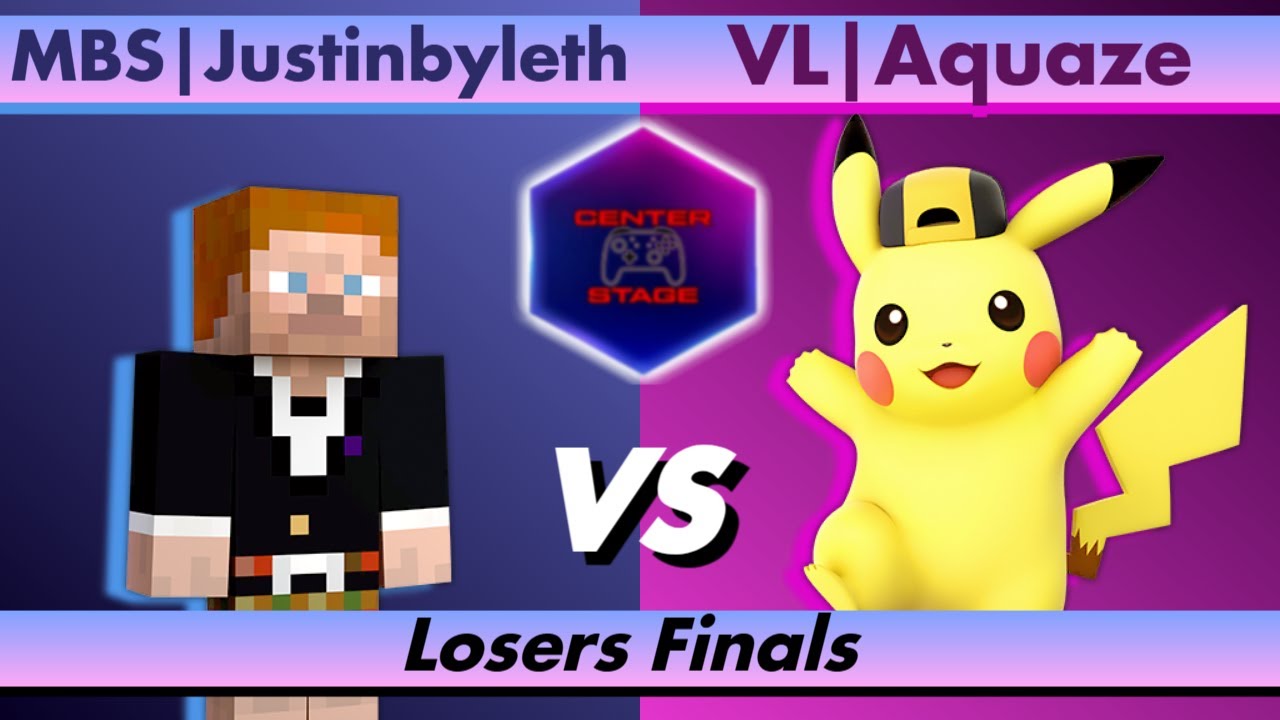 Center Stage #95 - MBS Justinbyleth (Steve) vs VL Aquaze (Pikachu) - Super Smash Bros Ultimate SSBU