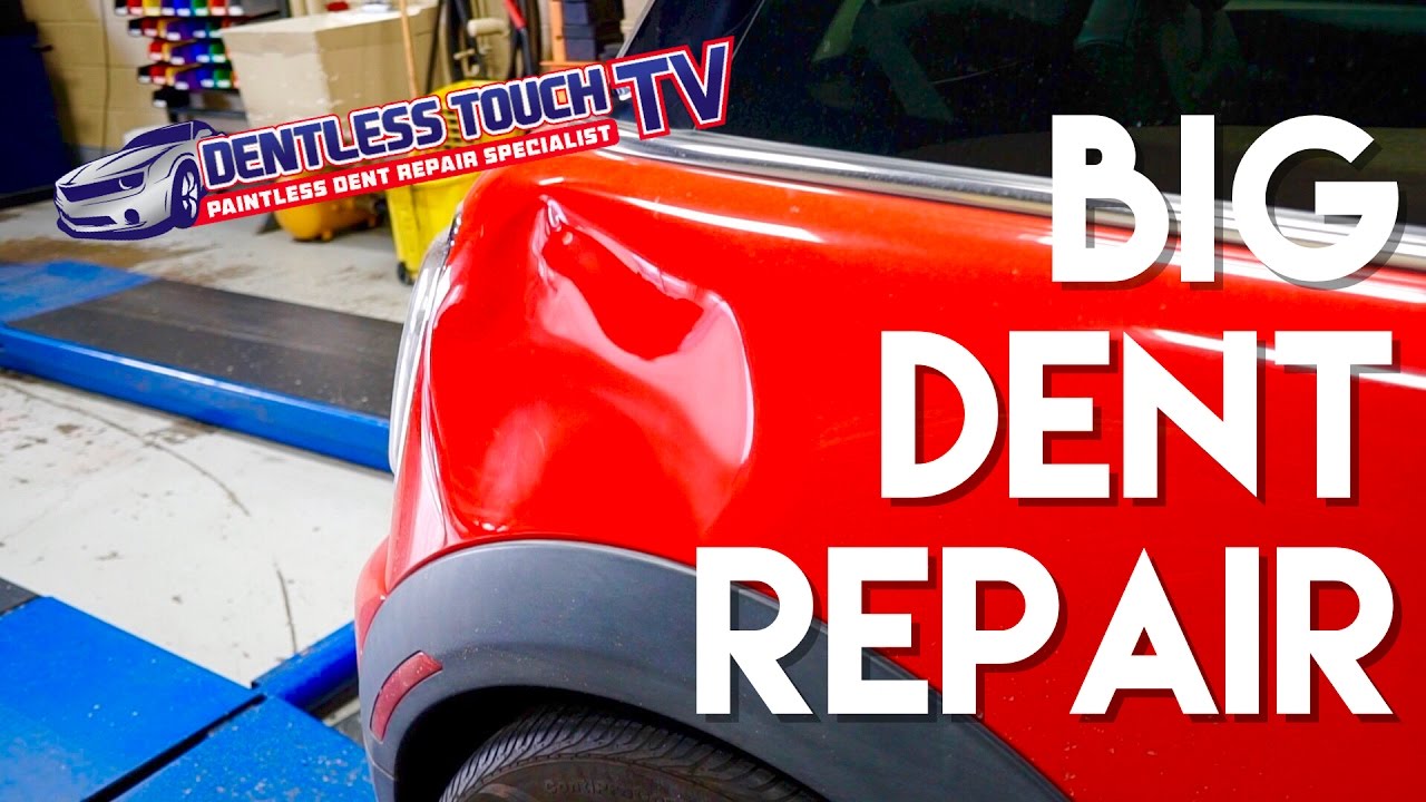 Mini Cooper | Paintless Dent Repair  |  BIG DENT | DENTLESS TOUCH