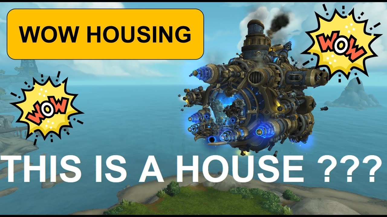 This Is WoW Housing Done Right – A Mechagon-Style Spaceship with Hidden Secrets