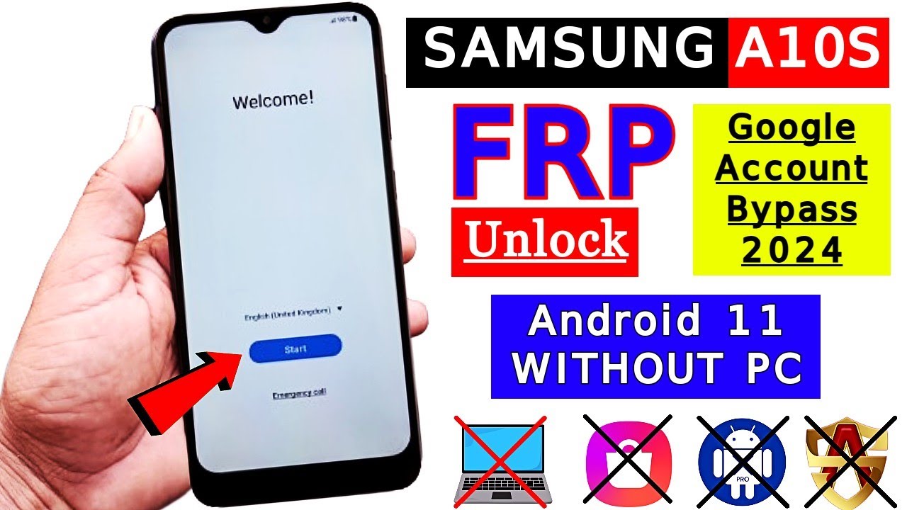 Samsung Galaxy A10s Frp Bypass Without PC 2024 | YouTube Update | Remove Google Account Android 11