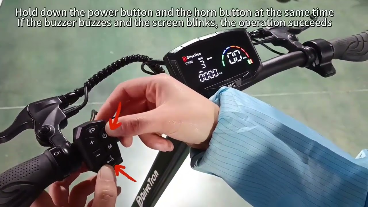 DT10 Electric Scooter mode setting and speed adjust