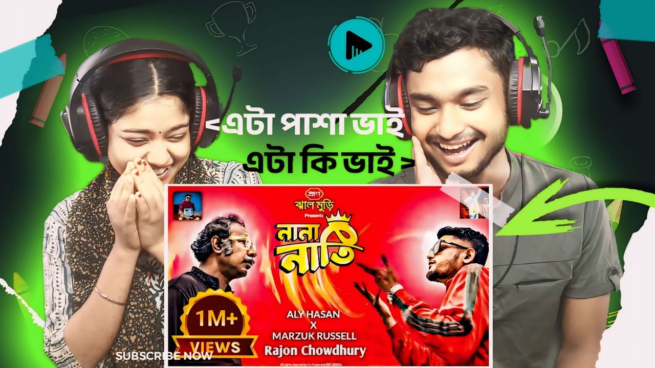 India Reaction On | নানা নাতি - Nana Nati by Aly Hasan x Marzuk Russell | Bangla rap 2024