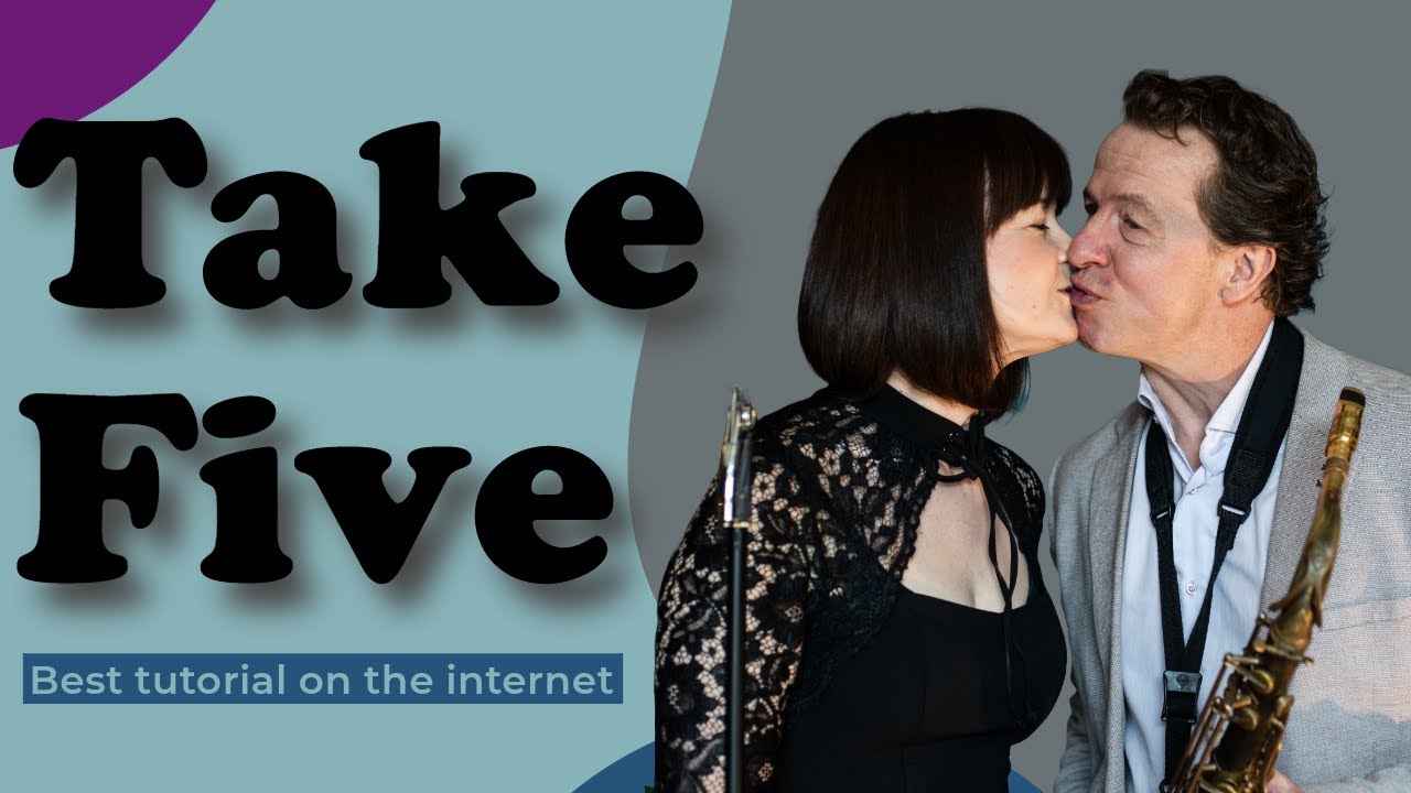 Полный урок по игре на альт-саксофоне Take Five 🎶 Мелодия, соло + фонограмма