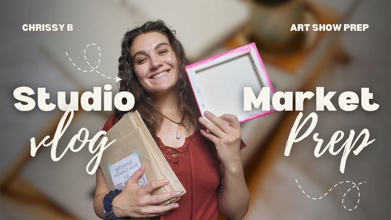 Studio Vlog #2 Art Market Prep