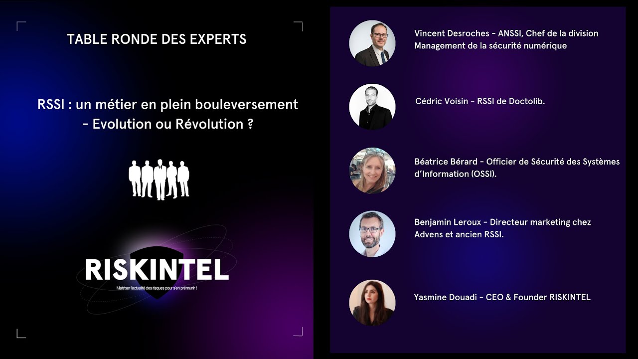 RSSI : un métier en plein bouleversement - Evolution ou Révolution ?