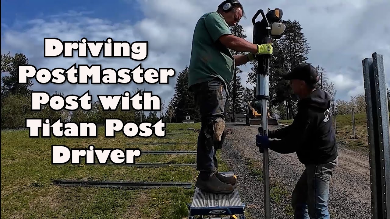 Оградите забор как профессионал! Протестированы столбы Titan Post Driver и Post Master.