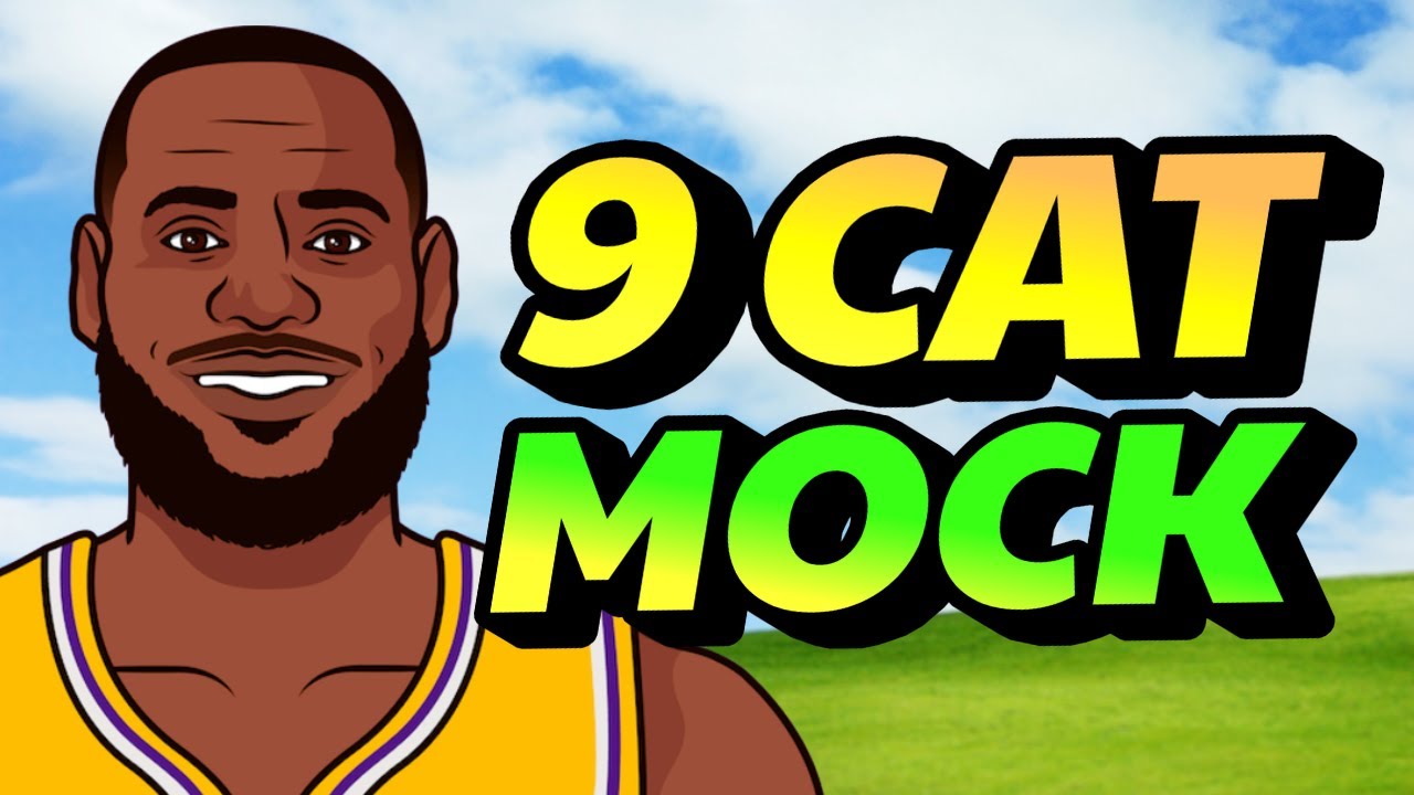LIVE NBA Fantasy Basketball Mock Draft - 12-Team, 9 Cat, H2H