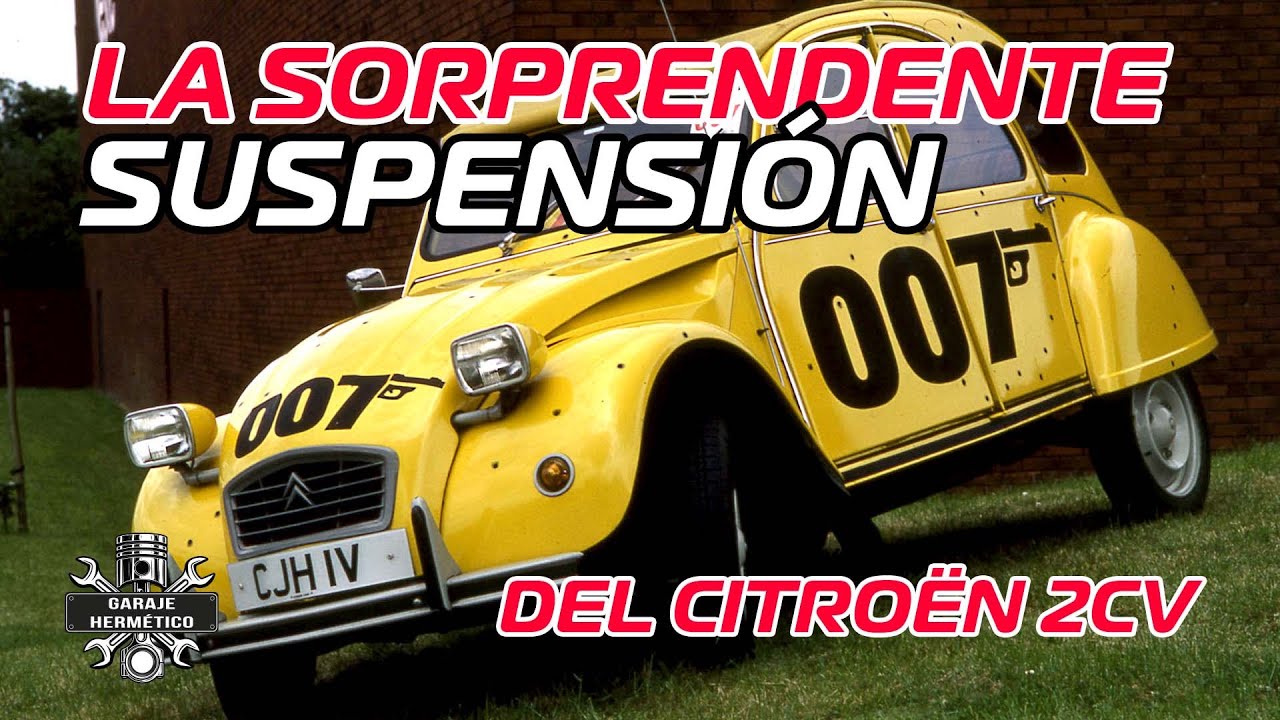 Citroën 2CV: una SUSPENSIÓN muy especial