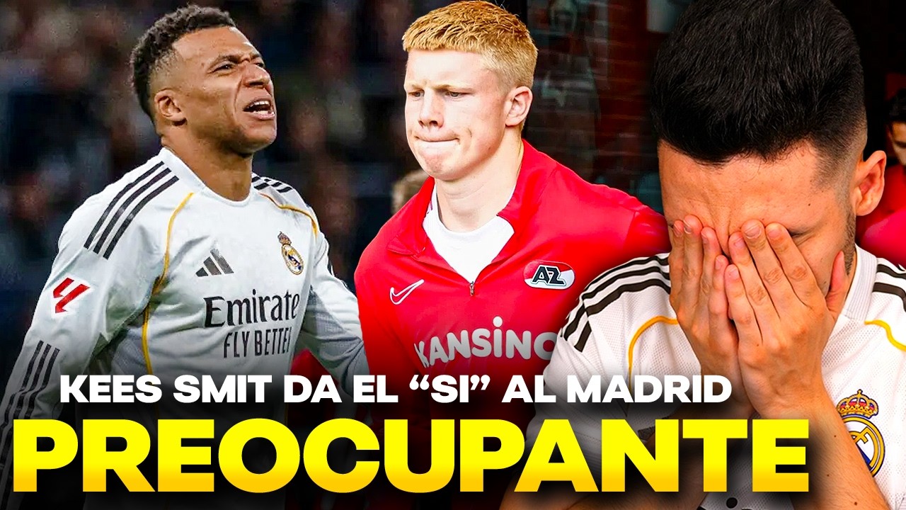 💥¡PREOCUPACIÓN en el MADRID! LA RODILLA de MBAPPE NO ESTÁ BIEN AÚN...KEES SMIT APALABRADO