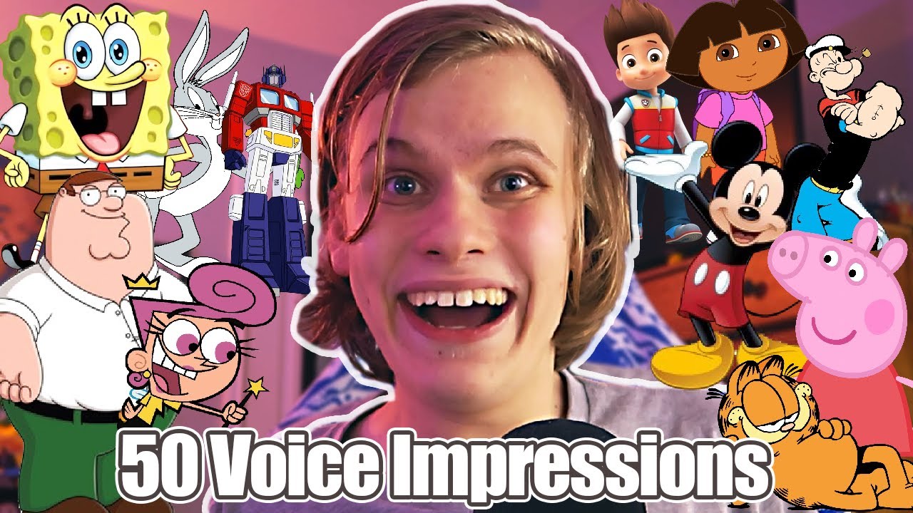 50 VOICE IMPRESSIONS IN 5 MINUTES!!
