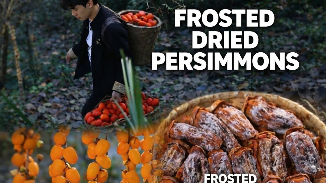 How Frosted Dried Persimmons Are Made | Traditional Sweet Process