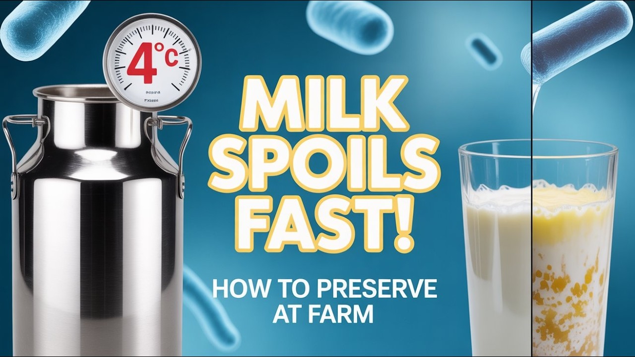 Preservation of Milk at Farm Level | Stop Spoilage Early | Dairy Technology
