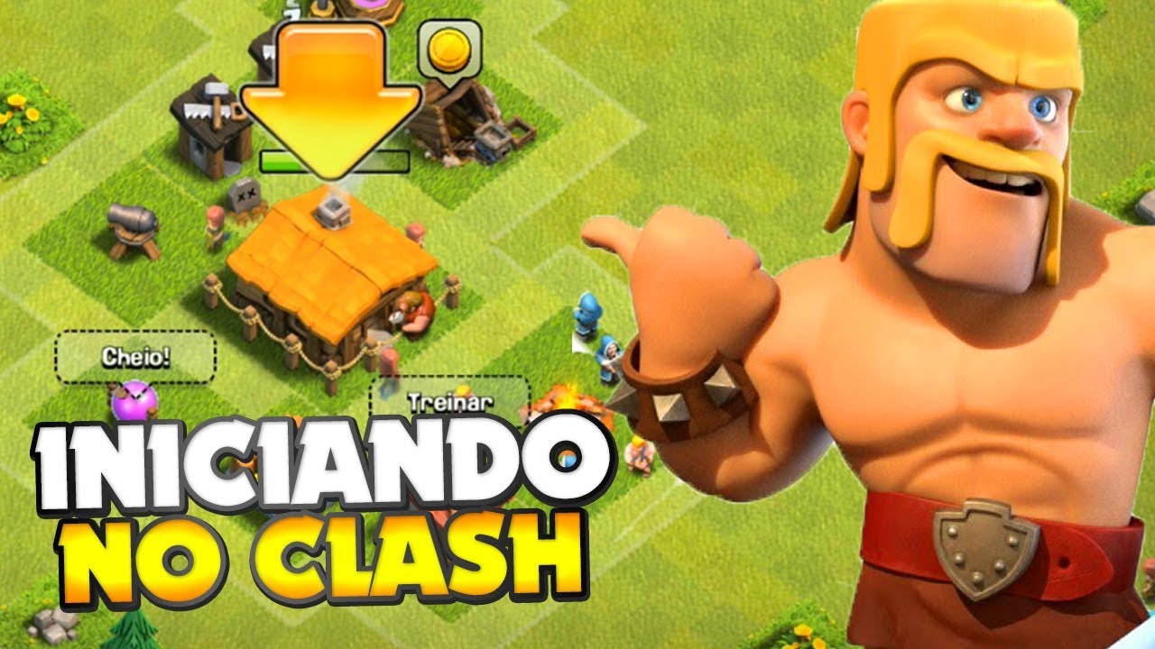 ESSA VILA VAI DAR TRABALHO !! INICIANDO NO CLASH, QUAL NOME COLOQUEI NA VILA??