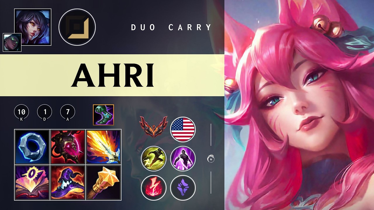 Ahri Carry vs Corki - NA Grandmaster Patch 26.04
