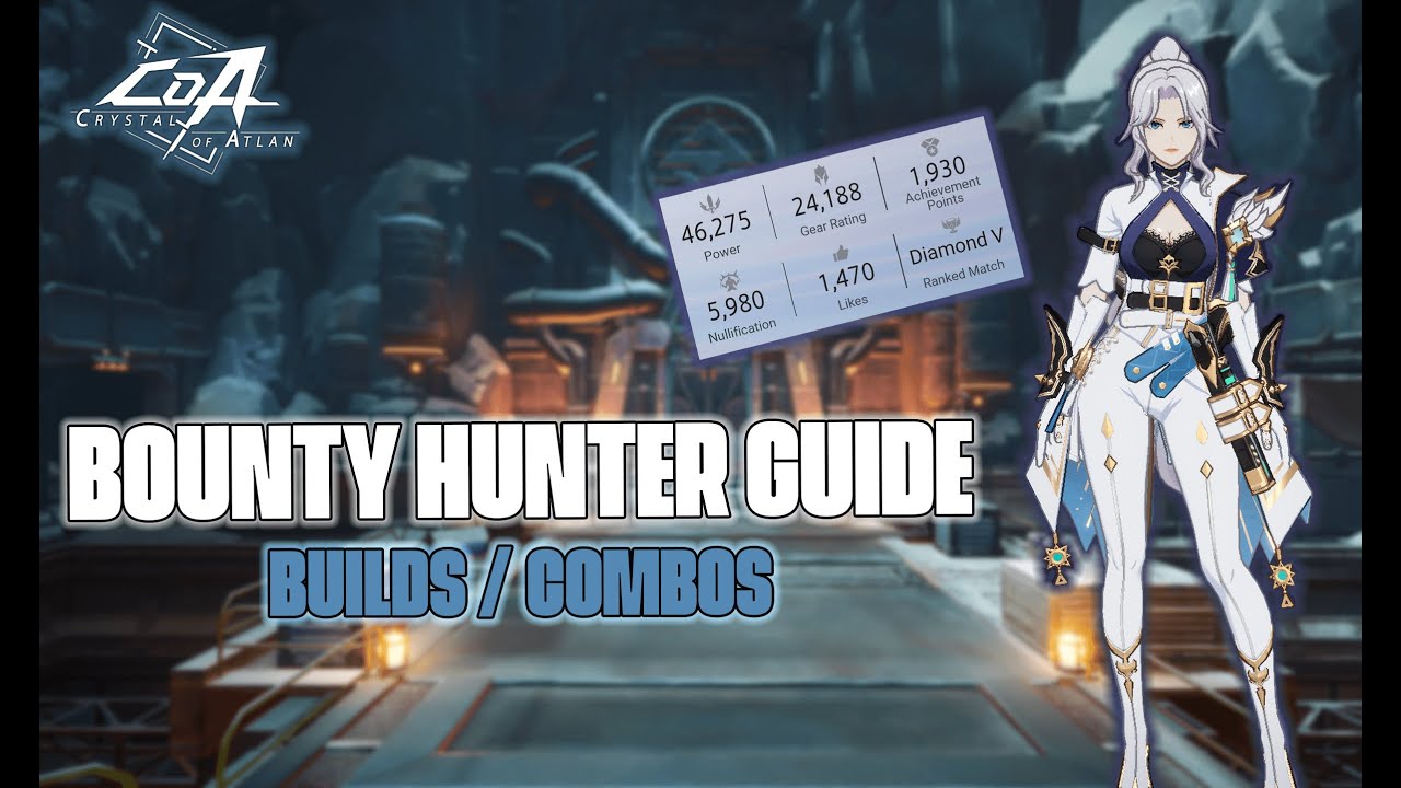 Crystal of Atlan - Bounty Hunter Guide | Builds, Combos & Gameplay #coa #crystalofatlanpvp