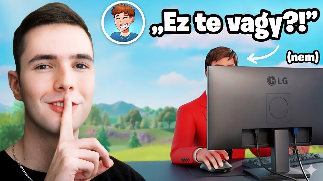 Egy PROFI Fortniteozott Helyettem Titokban!