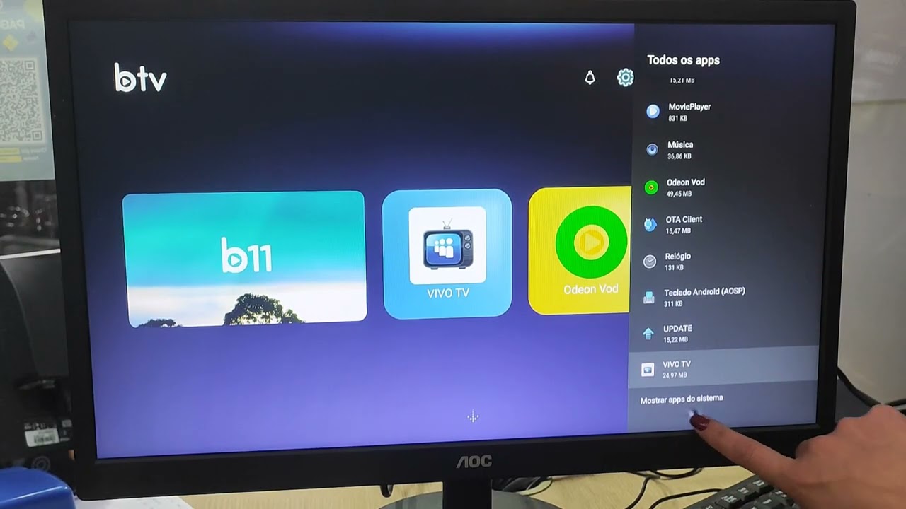 COMO RESOLVER BTV11 VIVO COM TELA PRETA 