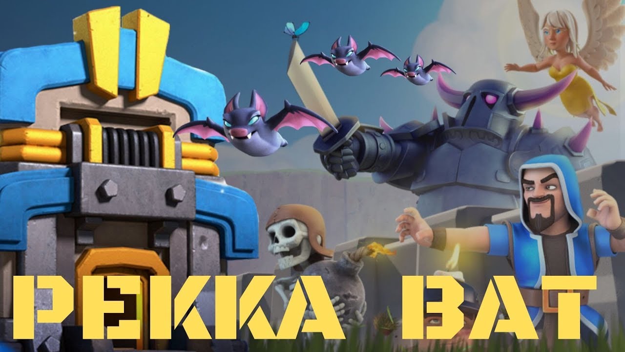 PEKKA BAT best cwl attack strategy 2019 coc :::: Pekka Totally Destroy TH12 Bases Clash of Clans