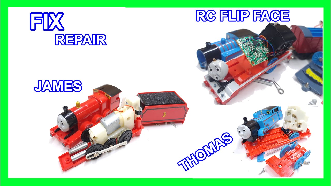 Trackmaster Fix Repair RC Flip Face Thomas, James, RUIZMAN Cushion, RESOVO Curtain Clips
